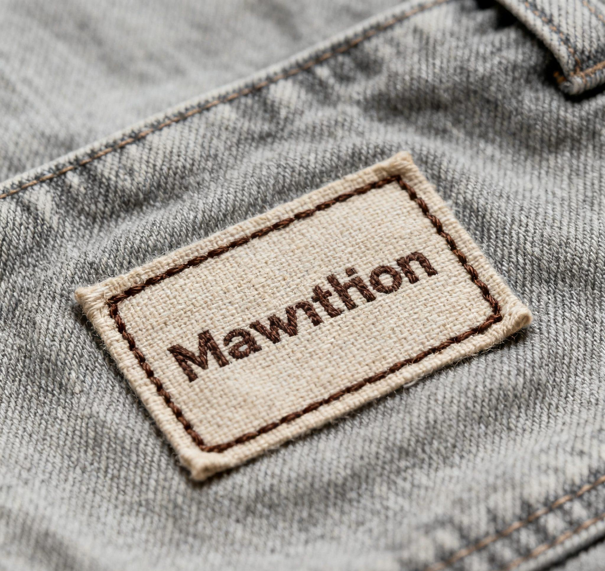 Rectangle brand label for fashion clothing
